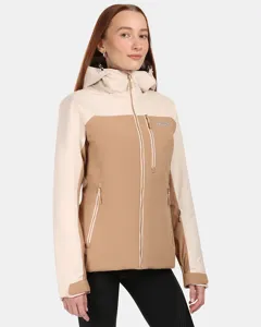 Damska kurtka narciarska Kilpi FLIP-W beżowa Damska kurtka narciarska Kilpi FLIP-W beżowa