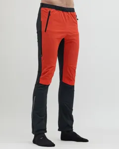 Spodnie narciarskie męskie Silvini Soracte czerwono-czarne Spodnie narciarskie męskie Silvini Soracte czerwono-czarne