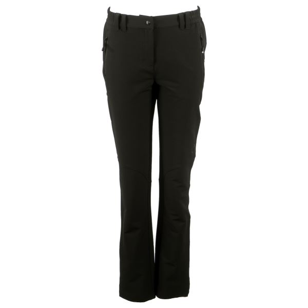 Damskie spodnie softshellowe GTS 606511 czarne