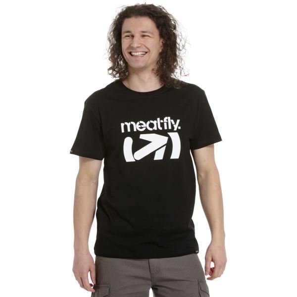 Męska koszulka Meatfly Podium czarna