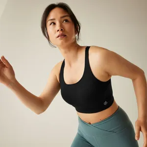 Biustonosz sportowy damski Dare2b POWER czarny Biustonosz sportowy damski Dare2b POWER czarny