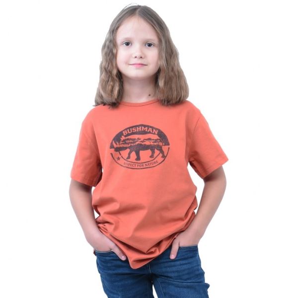 T-shirt dziecięcy BUSHMAN JERRY IV pomarańczowy