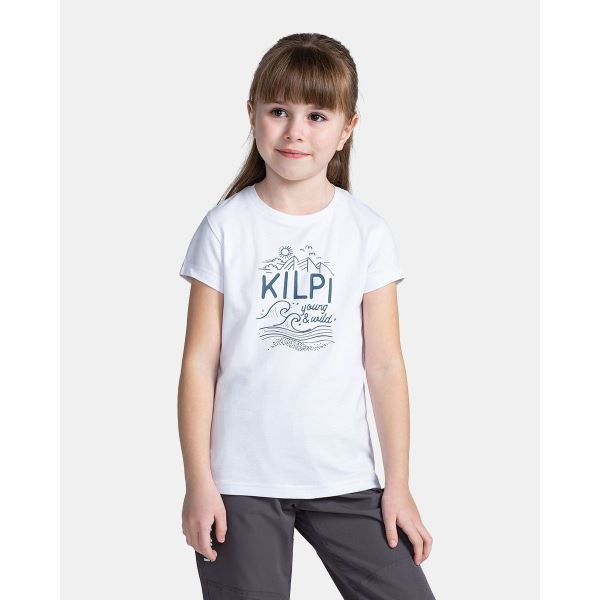 Dziewczęca koszulka Kilpi MALGA-JG biała