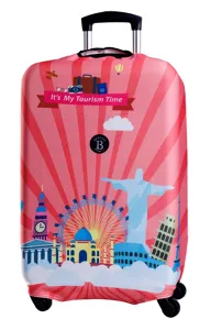 Pokrowiec na walizkę podróżną BERTOO - Czas na turystykę Pokrowiec na walizkę podróżną BERTOO - Czas na turystykę