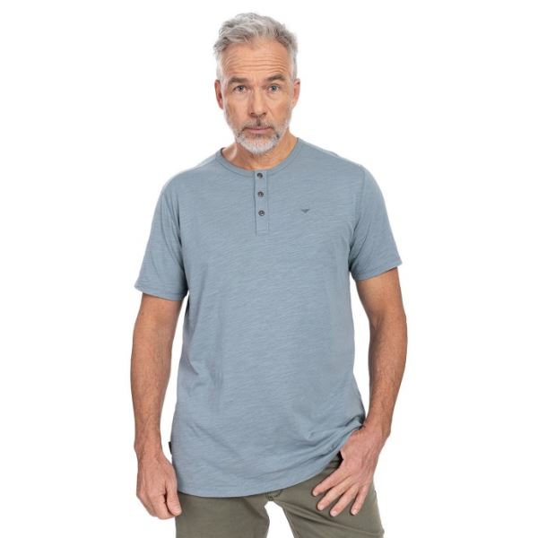 T-shirt męski BUSHMAN CAVEELL w kolorze jasnoniebieskim