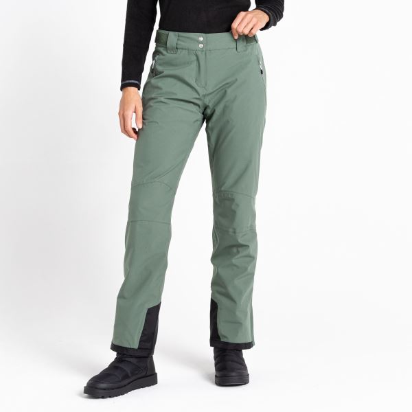 Damskie spodnie narciarskie Dare2b EFFUSED II zielone