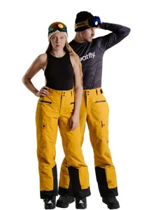 Spodnie unisex SNB & SKI Meatfly Andry żółto-brązowe Spodnie unisex SNB & SKI Meatfly Andry żółto-brązowe