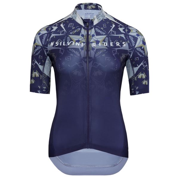 Damska koszulka rowerowa Silvini Mottolina w kolorze ciemnoniebieskim