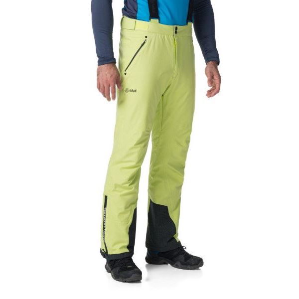 Męskie spodnie narciarskie Kilpi METHONE-M jasnozielone