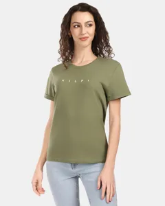 Koszulka damska bawełniana z krótkim rękawem Kilpi PROLIX-W zielona Koszulka damska bawełniana z krótkim rękawem Kilpi PROLIX-W zielona