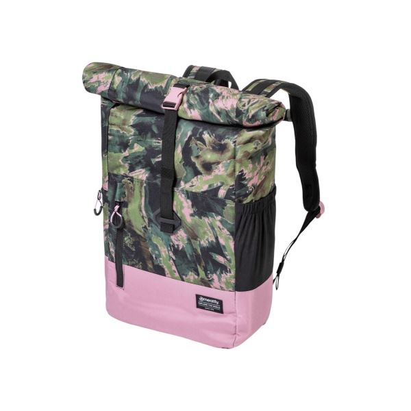 Plecak Meatfly Holler w kolorze różowo-zielonym
