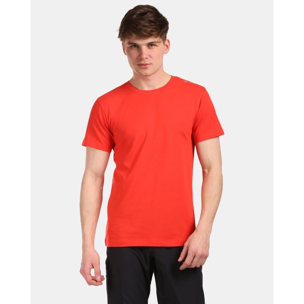 T-shirt męski bawełniany Kilpi PROMO-M czerwony