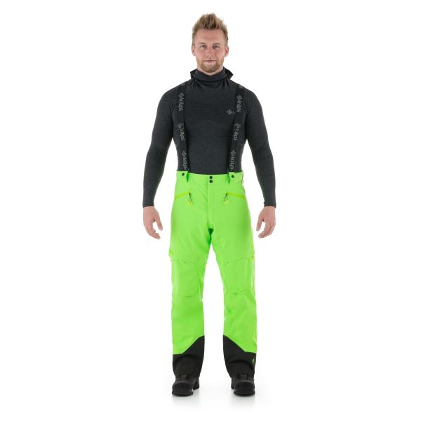 Męskie 3-warstwowe spodnie techniczne KILPI LAZZARO-M zielone