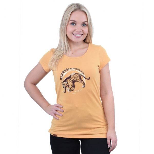 T-shirt damski BUSHMAN CHERYL żółty