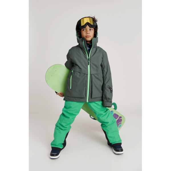 Chłopięca zimowa kurtka narciarska Reima Tirro w kolorze zielonym