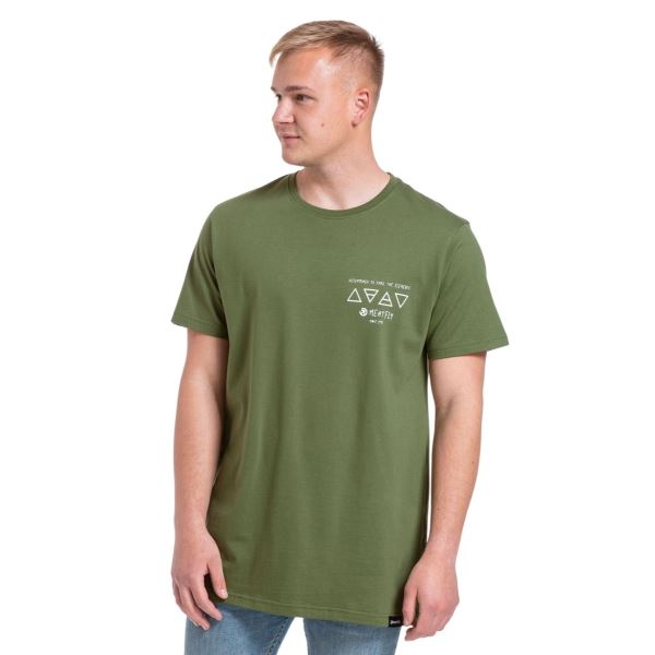 Męska koszulka Meatfly Elements zielona