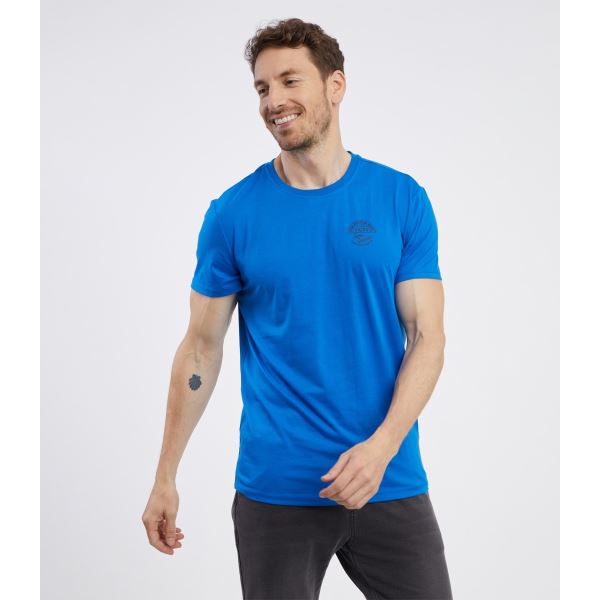 T-shirt męski DIEGO SAM 73 niebieski