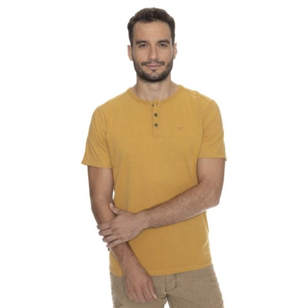 T-shirt męski BUSHMAN BALDO żółty