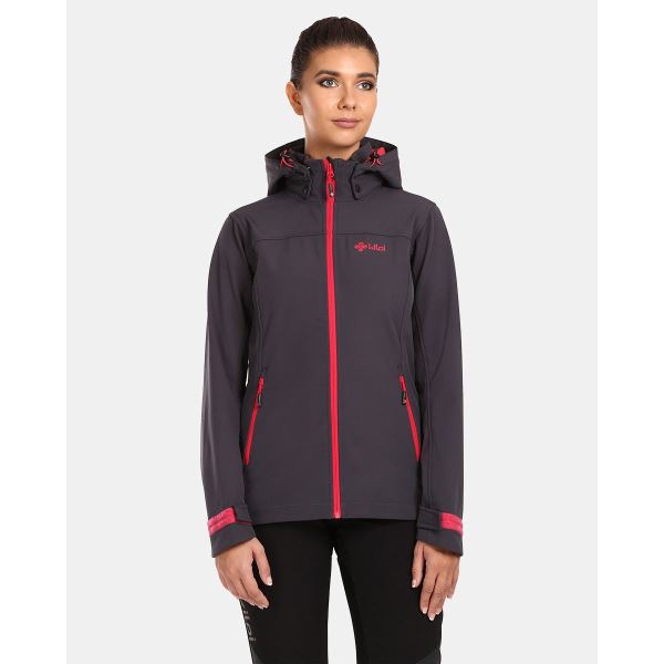 Damska kurtka softshell Kilpi RAVIA-W ciemnoszara