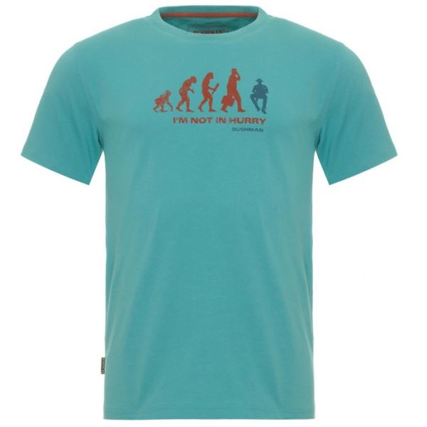 T-shirt męski BUSHMAN DROP jasnoniebieski