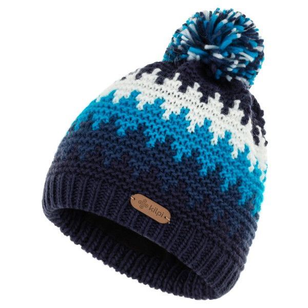 Męska czapka zimowa dzianinowa Kilpi SKAL-M niebieska