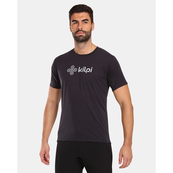 Funkcjonalny T-shirt męski Kilpi MOARE-M w kolorze ciemnoszarym