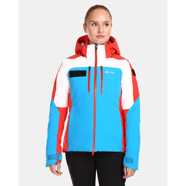 Damska kurtka narciarska Kilpi DEXEN-W niebiesko-czerwona