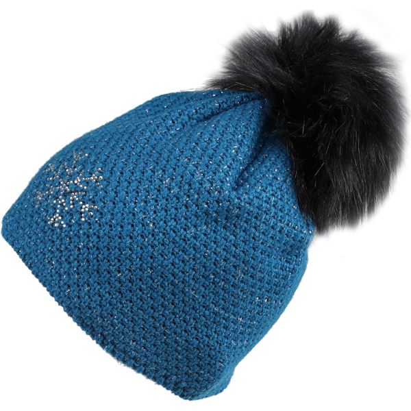 Damska czapka zimowa Sherpa PHAM w kolorze niebieskim