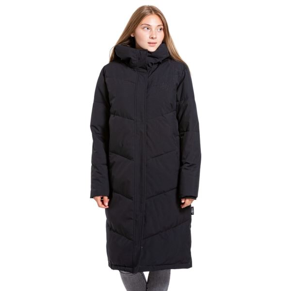 Damski płaszcz uliczny Meatfly Chloe w kolorze czarnym