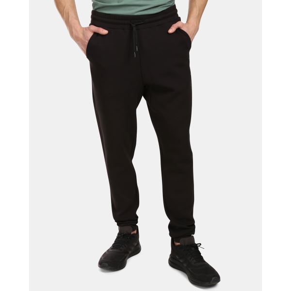 Męskie sportowe spodnie dresowe bawełniane Kilpi MATTY-M czarne