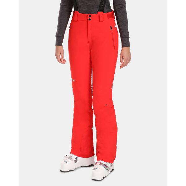 Damskie spodnie narciarskie Kilpi DAMPEZZO-W czerwone