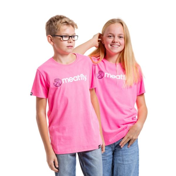 Dziecięca koszulka Meatfly Donut w kolorze różowym