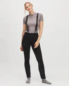 Damskie spodnie biegowe Silvini Ordona czarne Damskie spodnie biegowe Silvini Ordona czarne