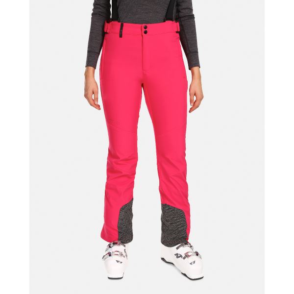 Damskie spodnie narciarskie softshell Kilpi RHEA-W różowe