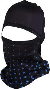 Kaptur unisex Sherpa YETTI czarno/niebieski Kaptur unisex Sherpa YETTI czarno/niebieski