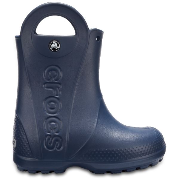 Dziecięce buty Crocs HANDLE It Rain Boot niebieskie