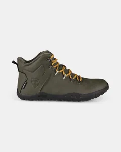 Uniseksowe wysokie buty outdoorowe barefoot Kilpi BARE HIGH WP-U ciemnozielone Uniseksowe wysokie buty outdoorowe barefoot Kilpi BARE HIGH WP-U ciemnozielone