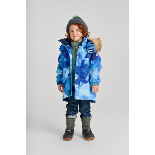 Dziecięca kurtka zimowa Reima Musko w kolorze niebieskim