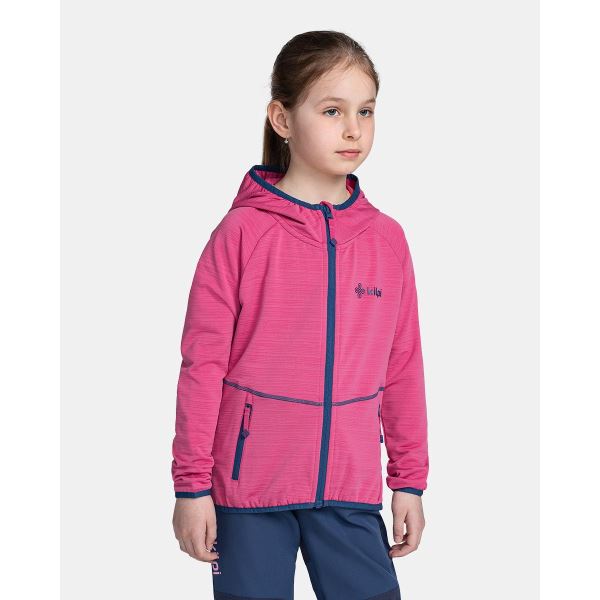 Dziewczęca bluza techniczna Kilpi MEMPHIS-JG różowa