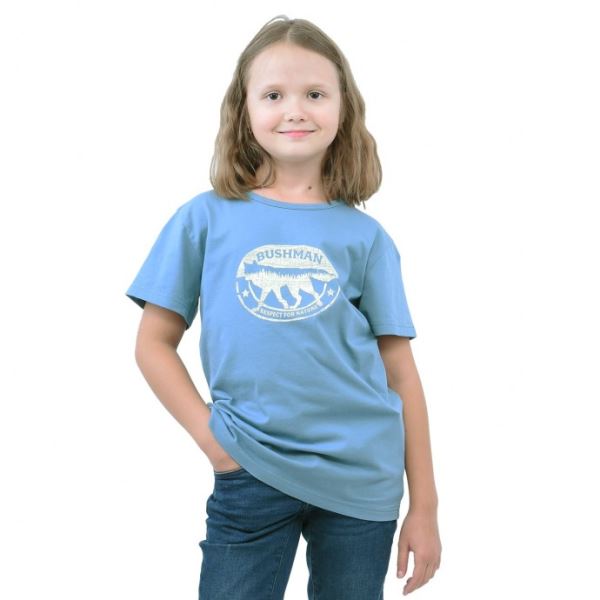 T-shirt dziecięcy BUSHMAN JERRY IV niebieski