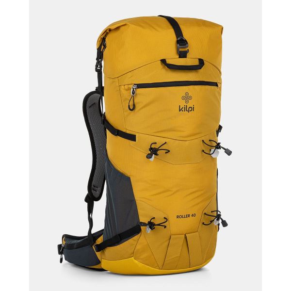Outdoorowy plecak na kółkach Kilpi ROLLER-U żółty UNI