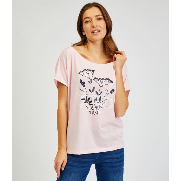 T-shirt damski CIRCINUS SAM 73 jasny róż