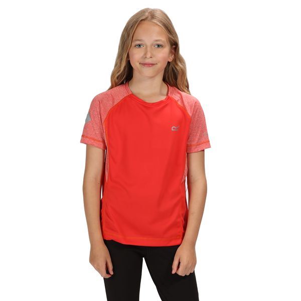 T-shirt dziecięcy Regatta DAZZLER II koralowo-czerwony