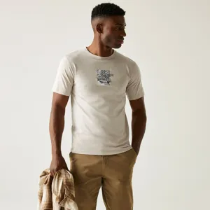 Koszulka męska bawełniana Regatta CLINE IX kremowa Koszulka męska bawełniana Regatta CLINE IX kremowa