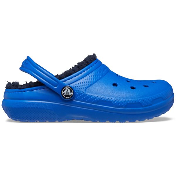 Buty dziecięce Crocs CLASSIC LINED niebieskie