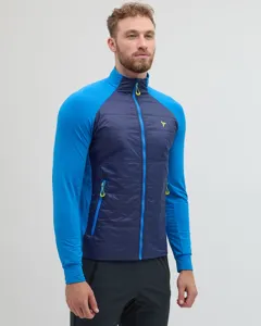 Męska bluza funkcjonalna Silvini Grado niebiesko/ciemnoniebieska Męska bluza funkcjonalna Silvini Grado niebiesko/ciemnoniebieska