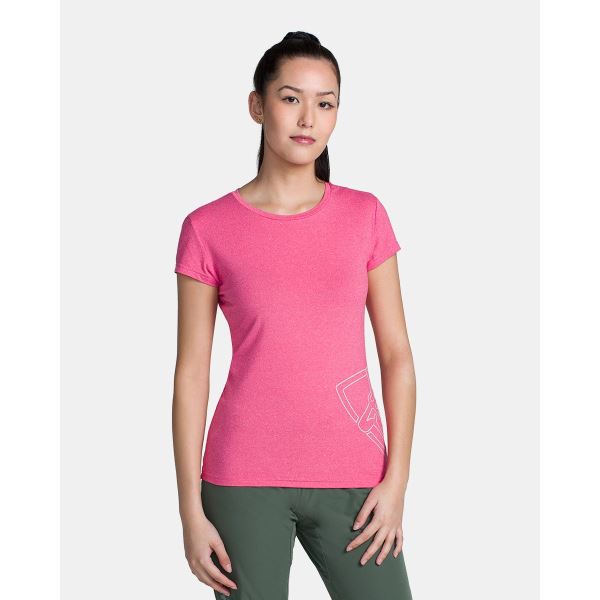 Damska koszulka techniczna Kilpi LISMAIN-W różowa