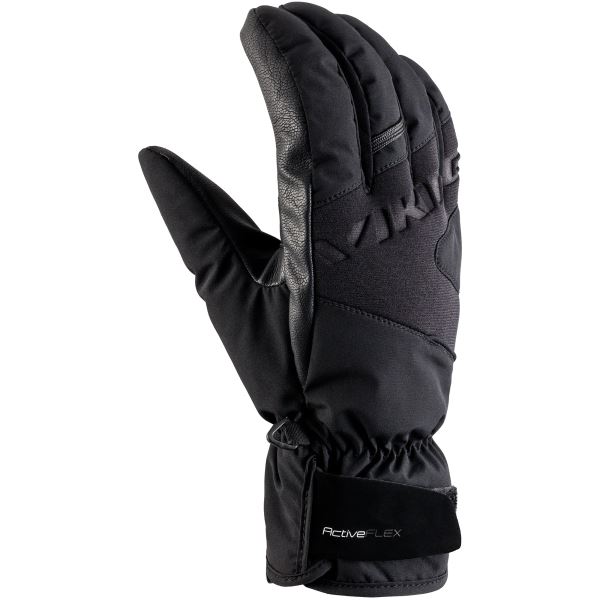 Męskie rękawiczki narciarskie Viking Granit czarne