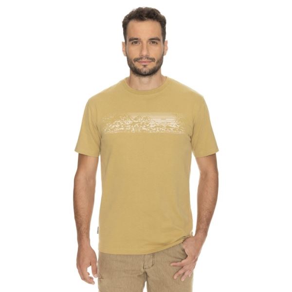 T-shirt męski BUSHMAN CALVERT żółty