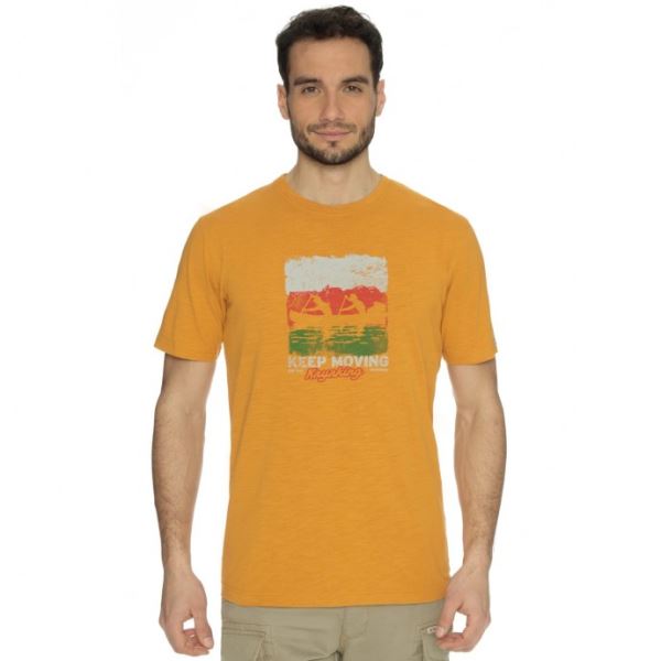 T-shirt męski BUSHMAN EXPONENT żółty